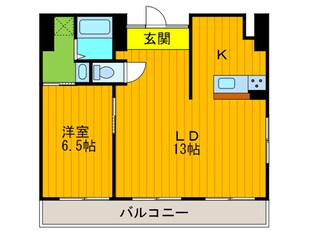 扇マンションはしばの物件間取画像